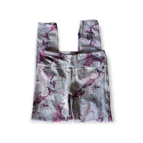 Mono B Pants - Mono b Purple & White Active Leggings Size Medium